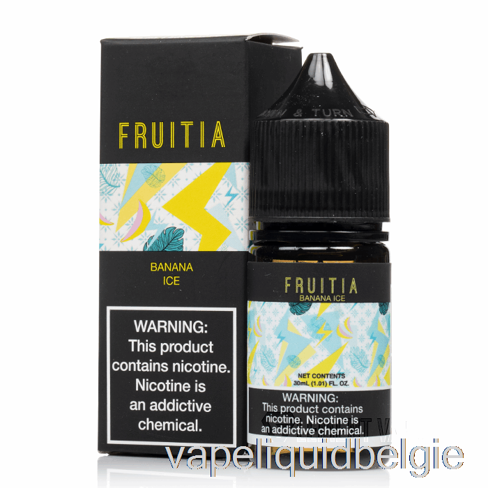 Vape Vloeibaar Bananenijs - Fruitiazouten - 30 Ml 35 Mg